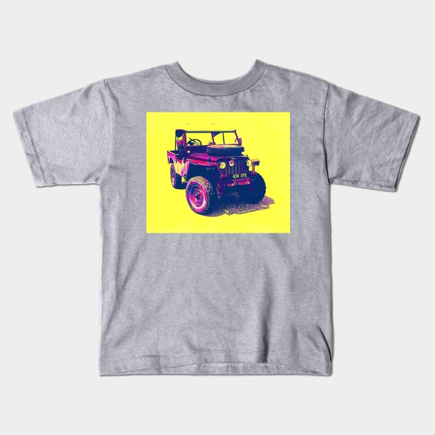 1955 Land Rover - Mavis Kids T-Shirt by LukeHarding